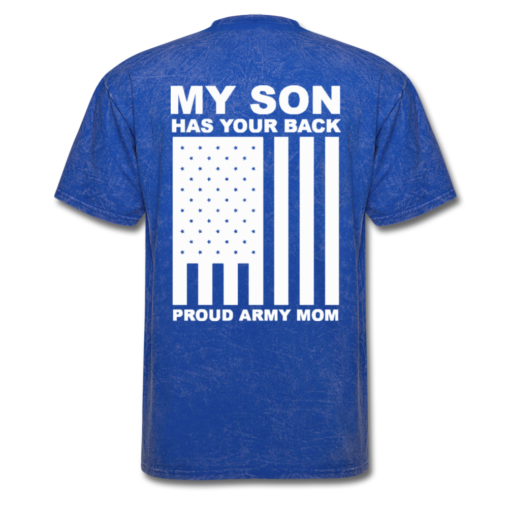 Proud Army Mom T-Shirt - mineral royal