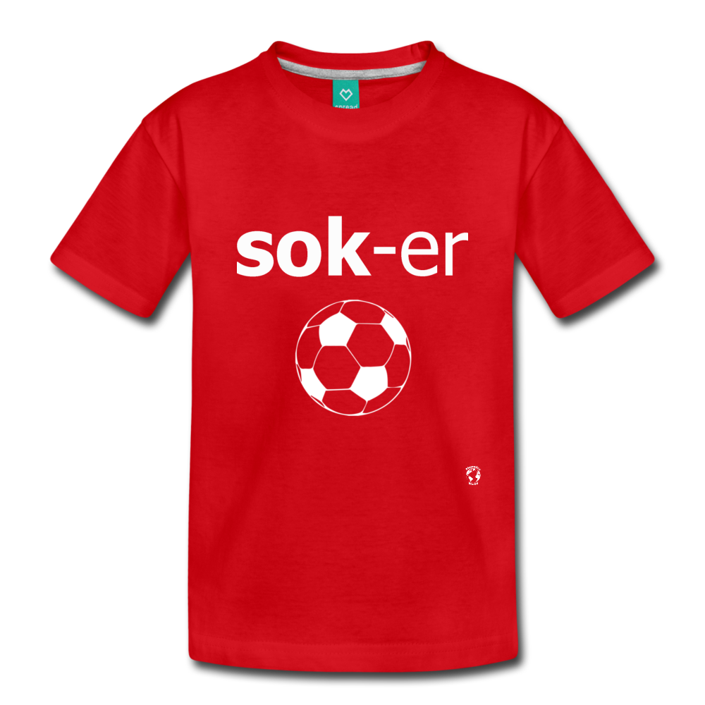 Soccer Toddler Premium T-Shirt - red