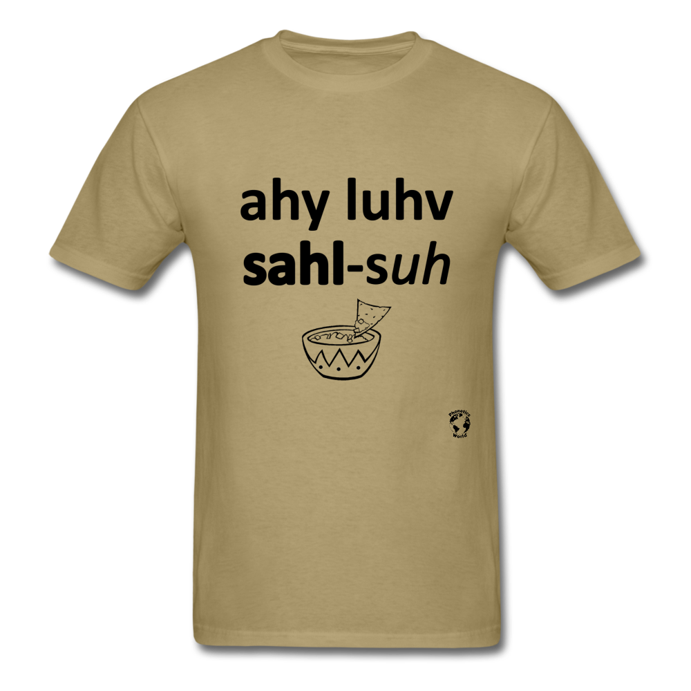 I Love Salsa T-Shirt - khaki