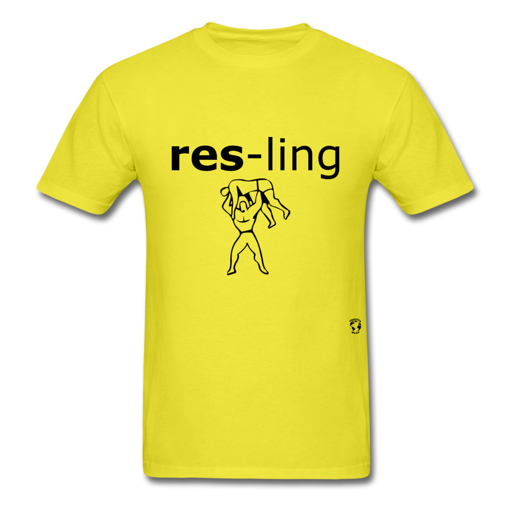 Wrestling T-Shirt - yellow