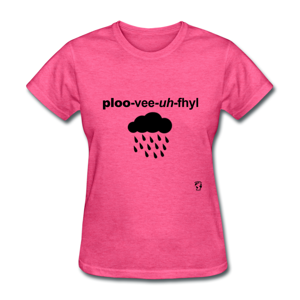 Pluviophile T-Shirt - heather pink