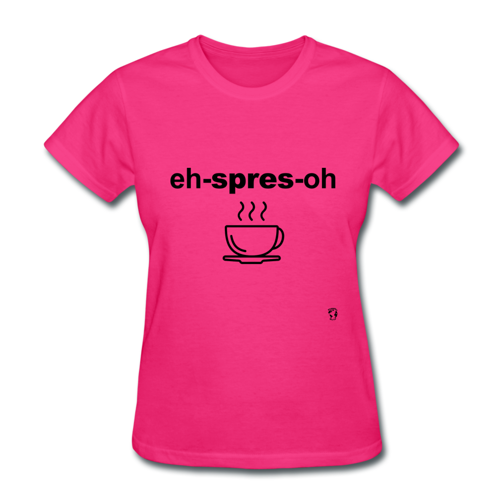 Espresso T-Shirt - fuchsia