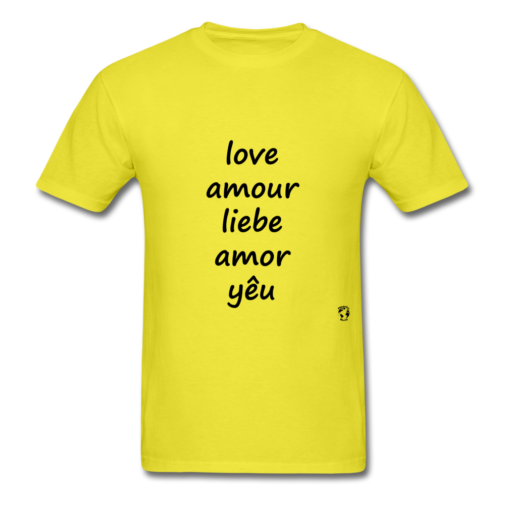 Love in Five Languages - yellow