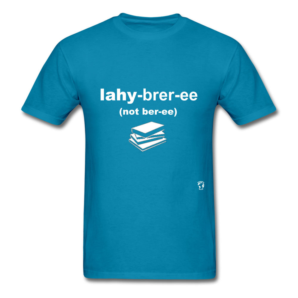 Library T-Shirt - turquoise