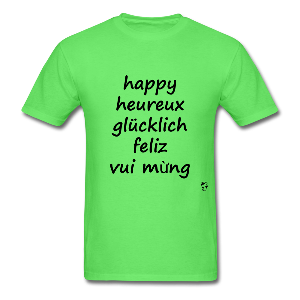 Happy in Five Languages - kiwi