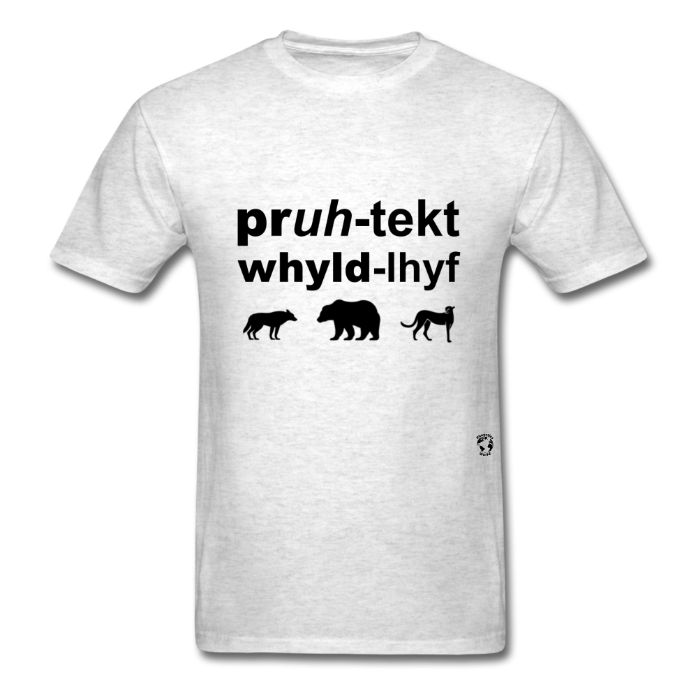 Protect Wildlife T-Shirt - light heather grey