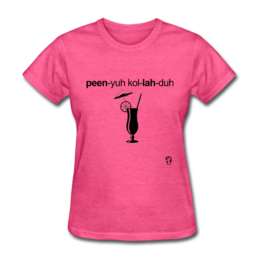 Pina Colada T-Shirt - heather pink