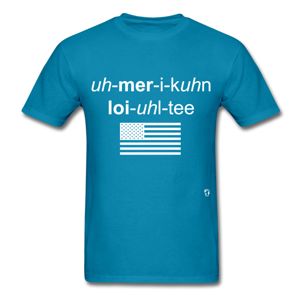 American Loyalty T-Shirt - turquoise