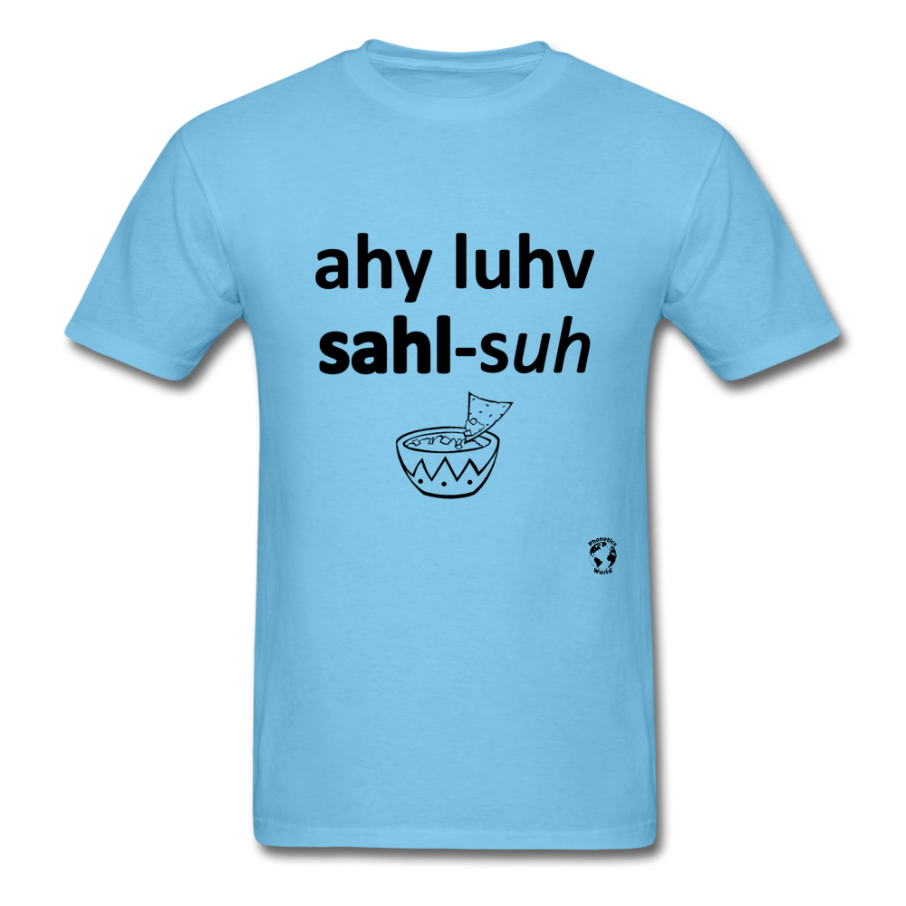 I Love Salsa T-Shirt - aquatic blue