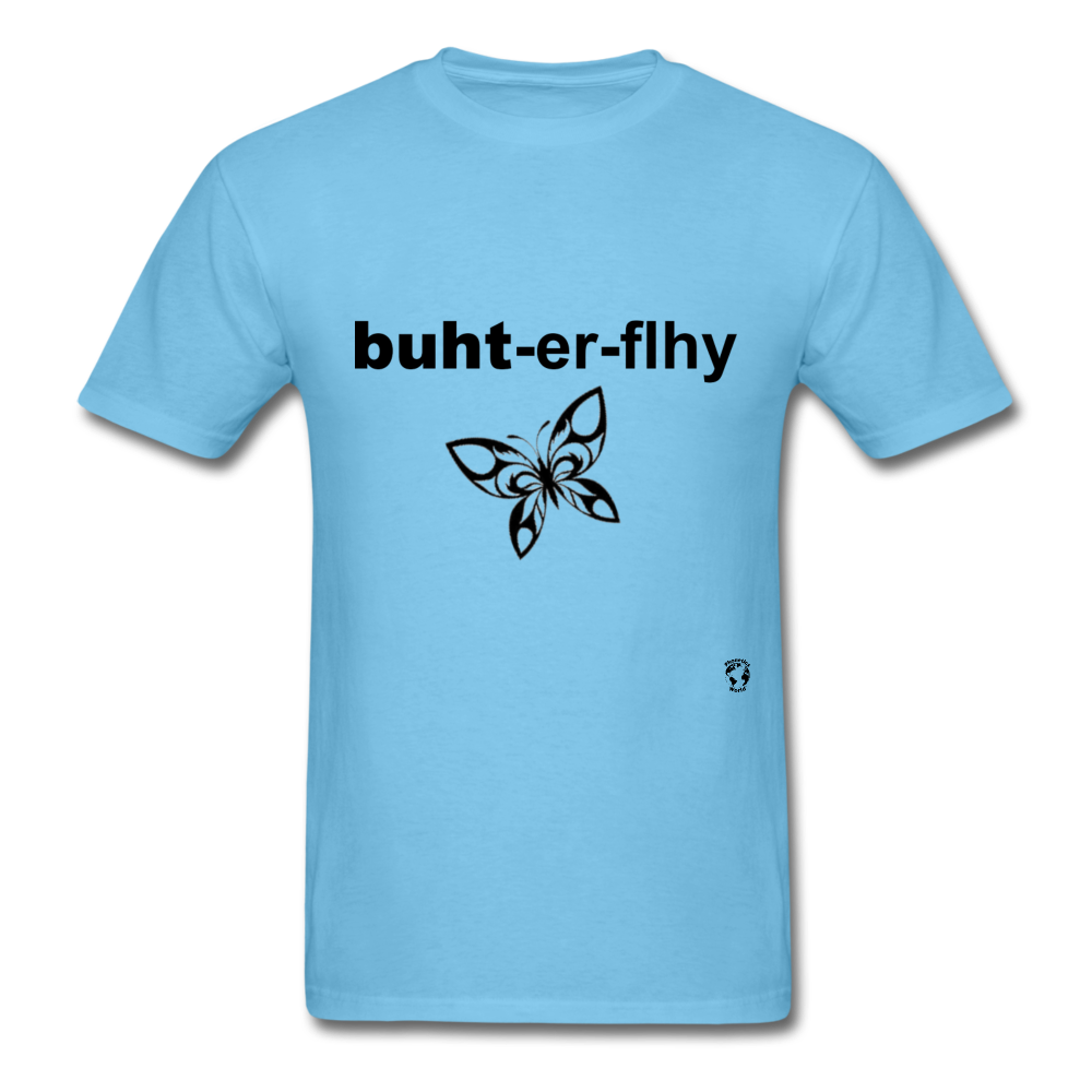 Butterfly T-shirt - aquatic blue