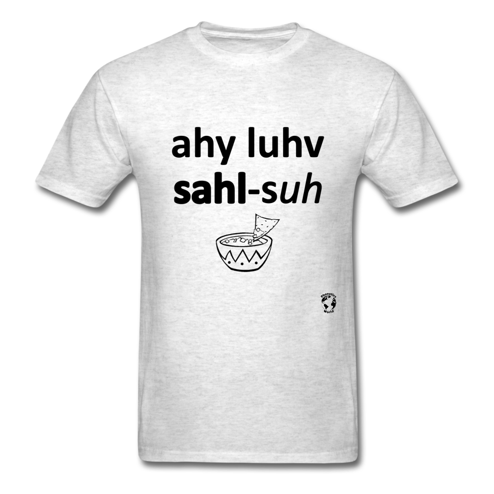 I Love Salsa T-Shirt - light heather grey