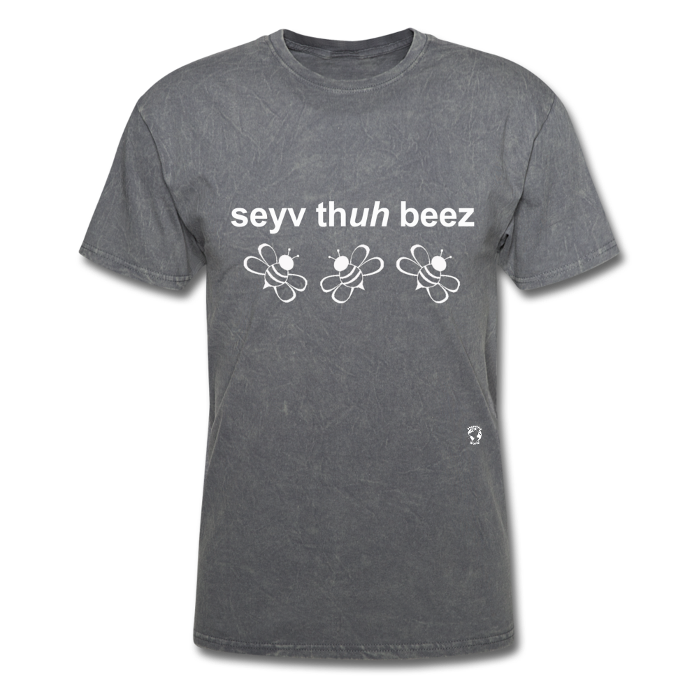 Save the Bees T-Shirt - mineral charcoal gray
