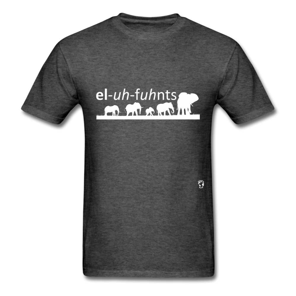 Elephants T-shirt - heather black