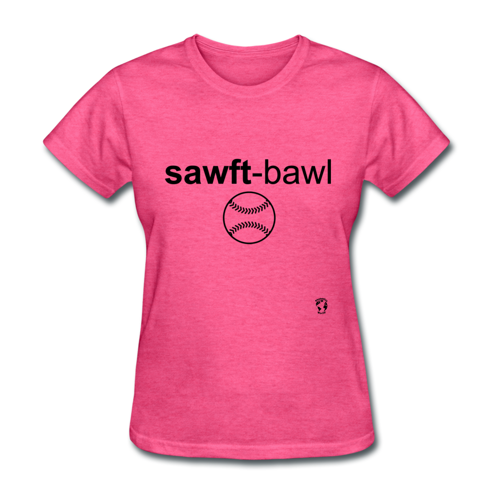 Softball T-Shirt - heather pink
