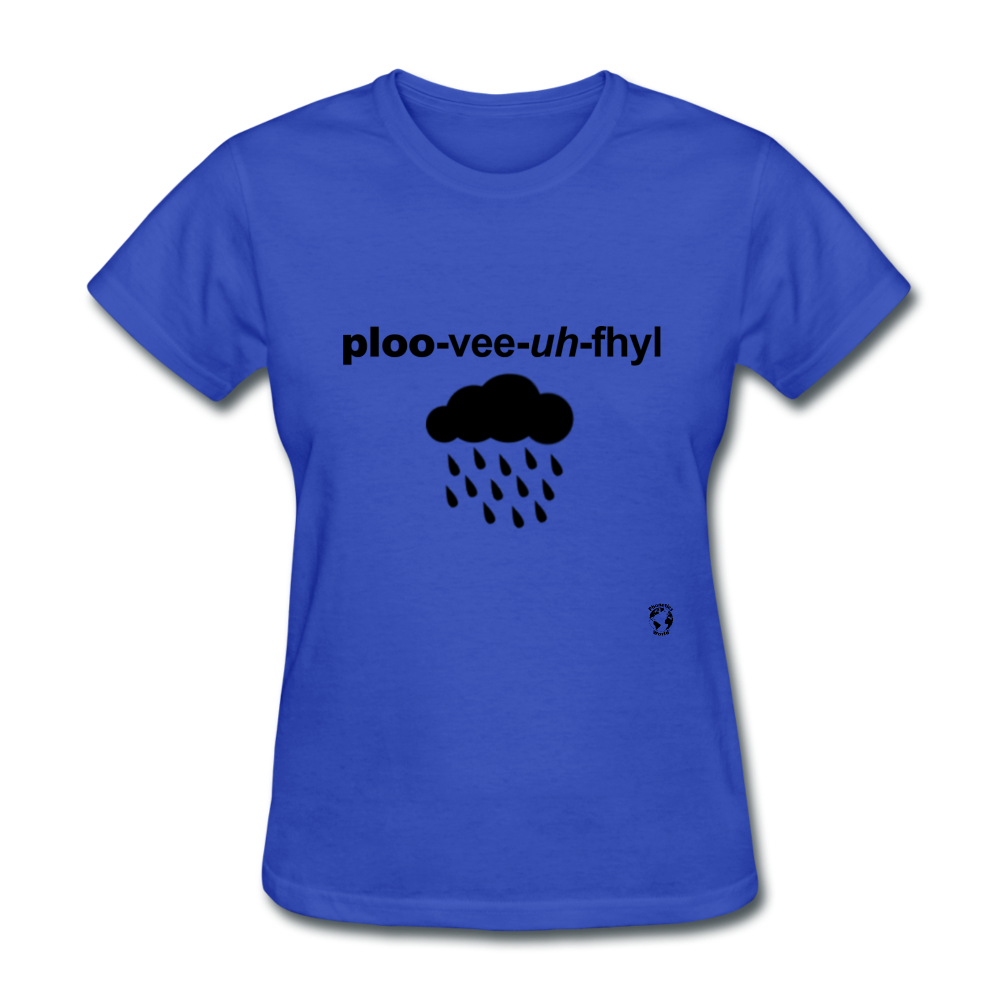 Pluviophile T-Shirt - royal blue