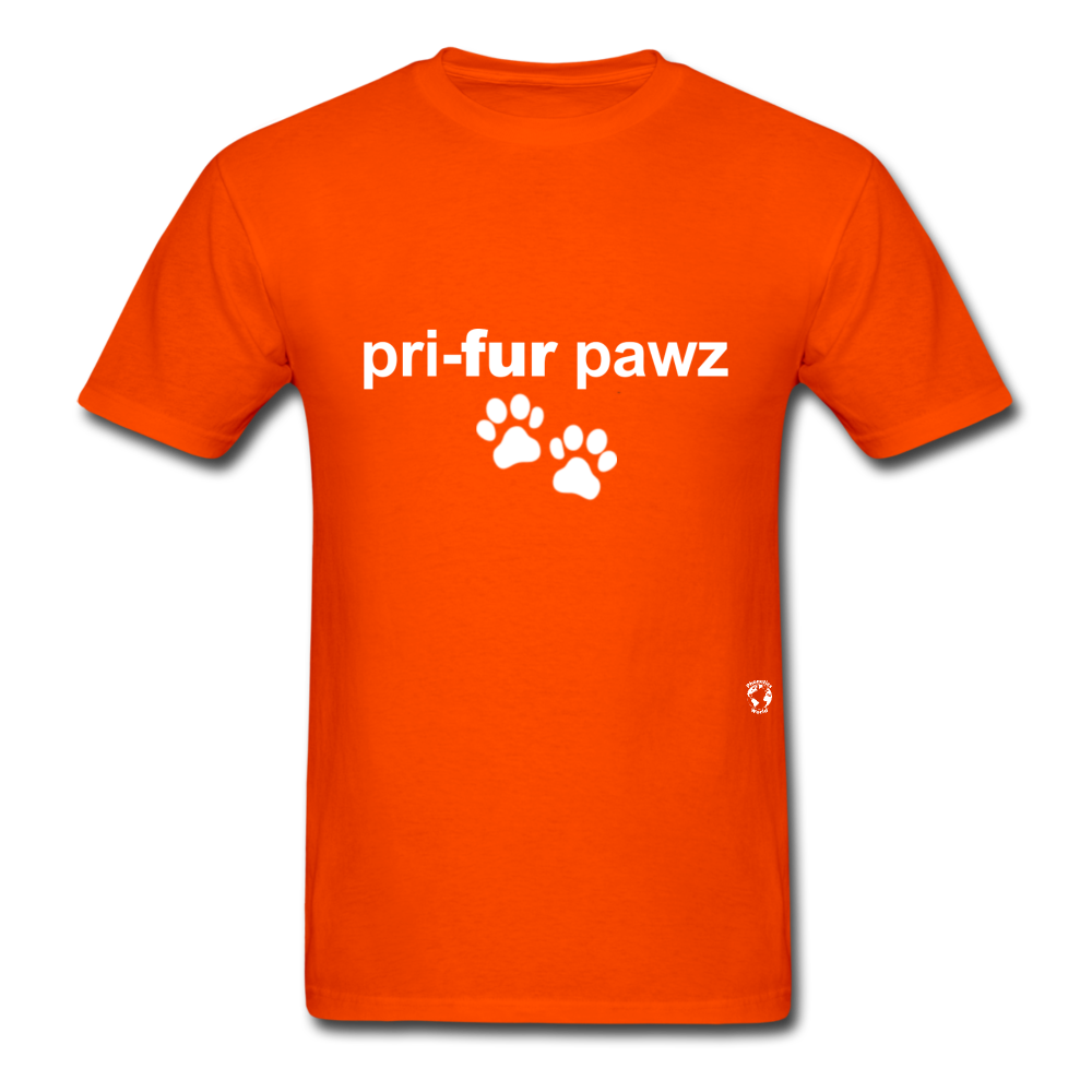 Prefer Paws T-Shirt - orange