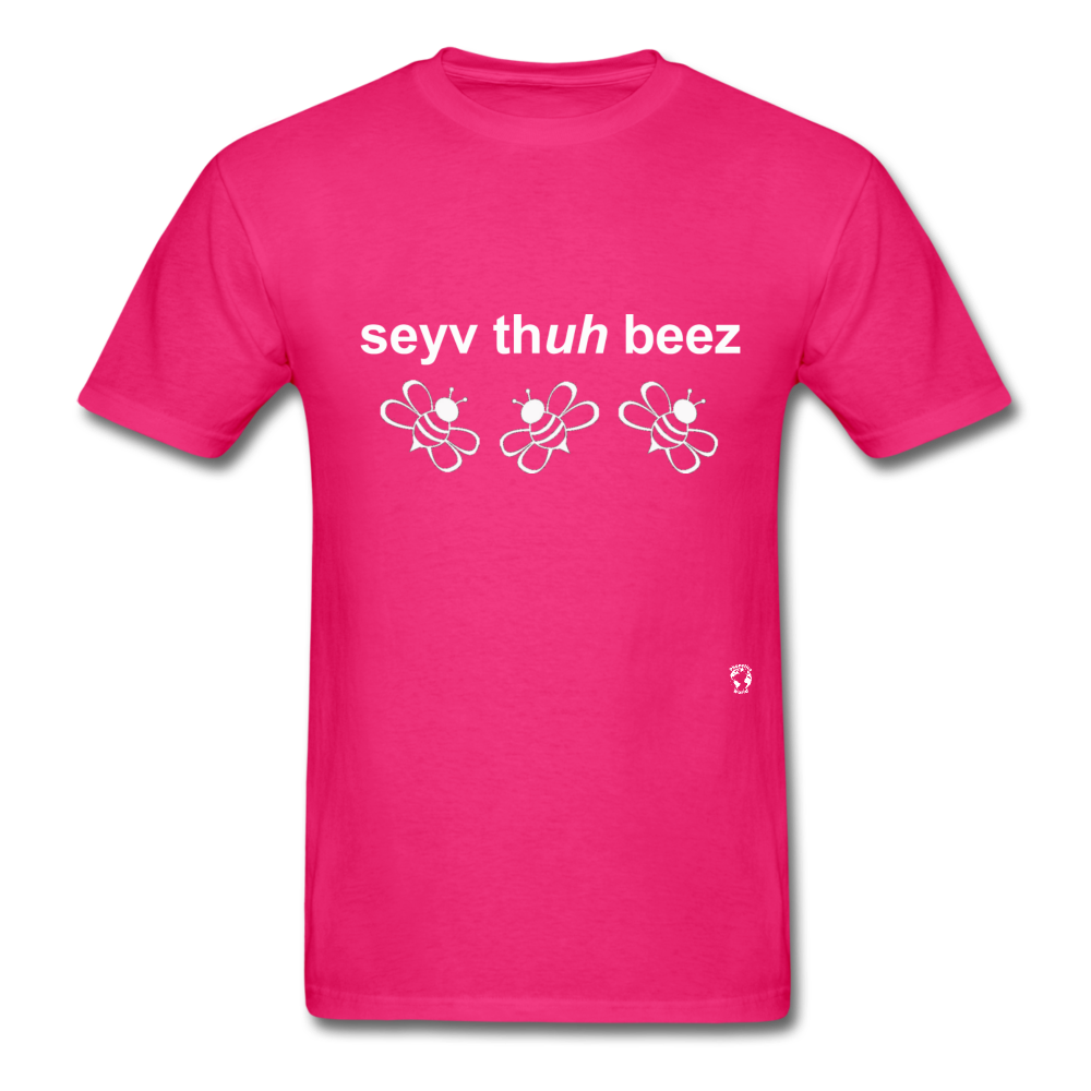 Save the Bees T-Shirt - fuchsia