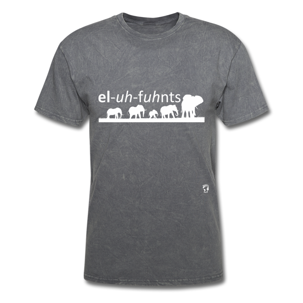Elephants T-shirt - mineral charcoal gray