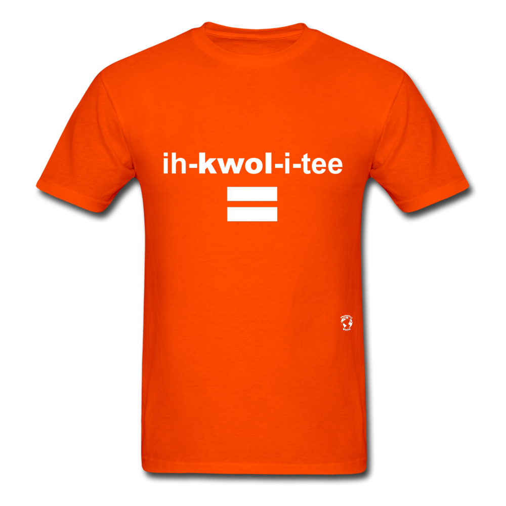 Equality T-Shirt - orange