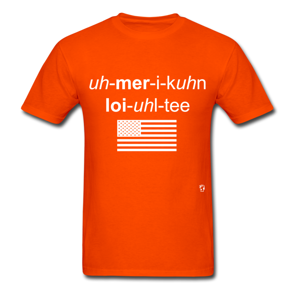 American Loyalty T-Shirt - orange