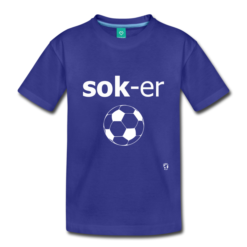 Soccer Toddler Premium T-Shirt - royal blue