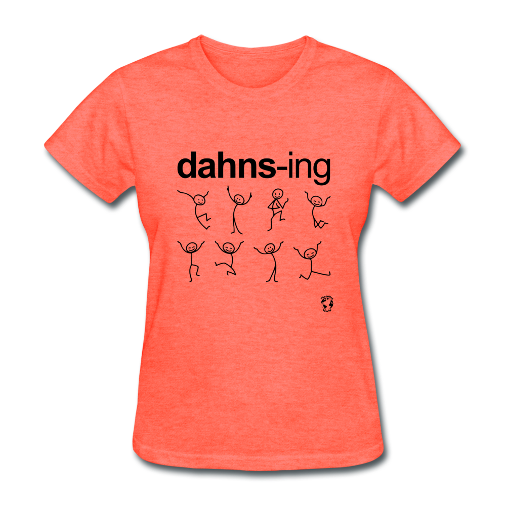 Dancing T-Shirt - heather coral