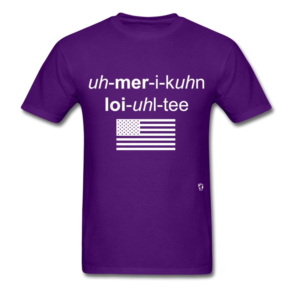 American Loyalty T-Shirt - purple