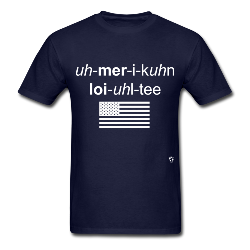 American Loyalty T-Shirt - navy