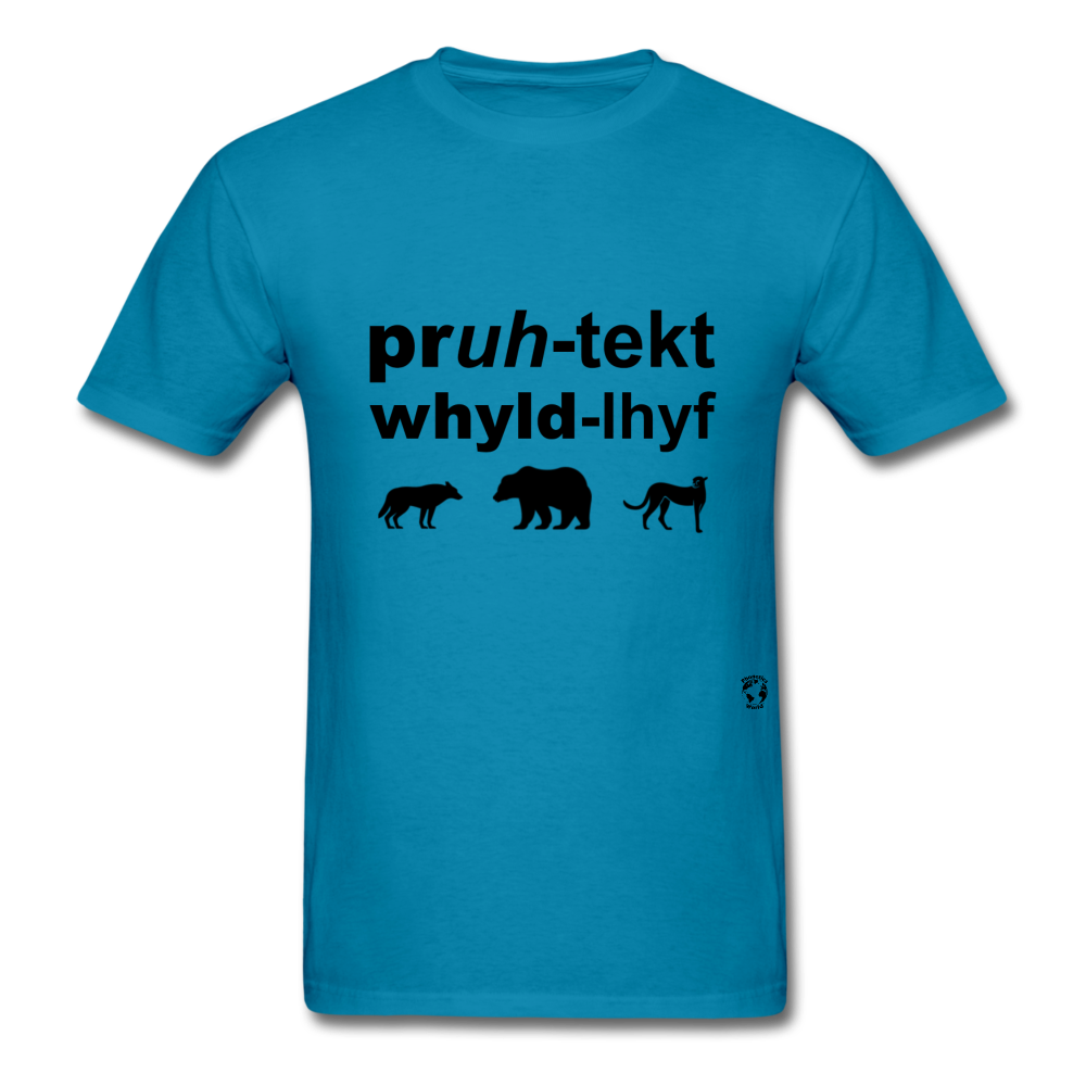 Protect Wildlife T-Shirt - turquoise