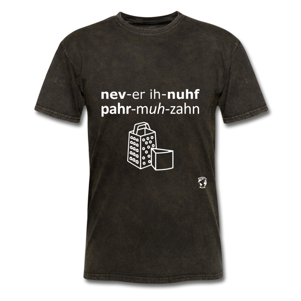 Never Enough Parmesan T-Shirt - mineral black