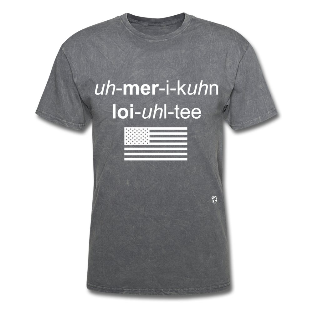 American Loyalty T-Shirt - mineral charcoal gray