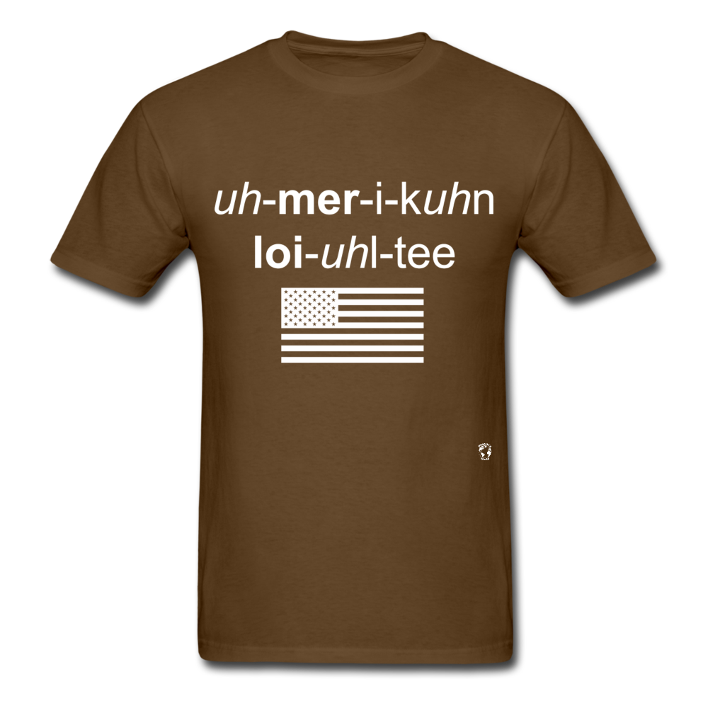 American Loyalty T-Shirt - brown