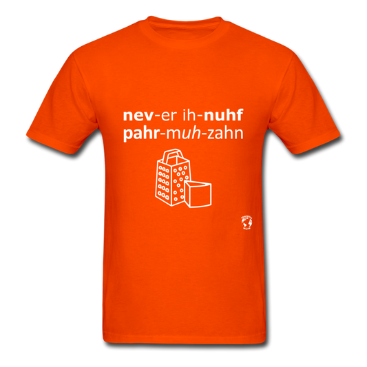Never Enough Parmesan T-Shirt - orange
