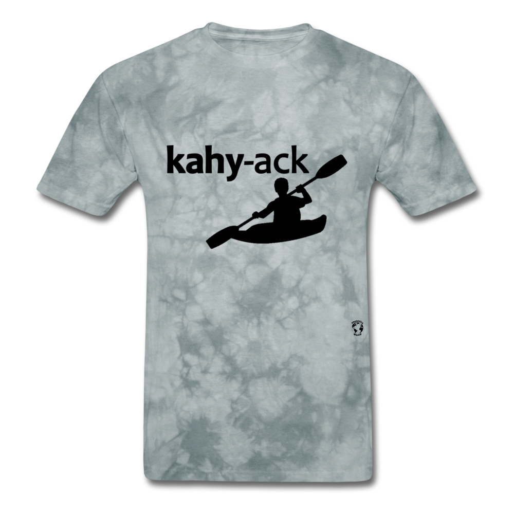 Kayak T-Shirt - grey tie dye