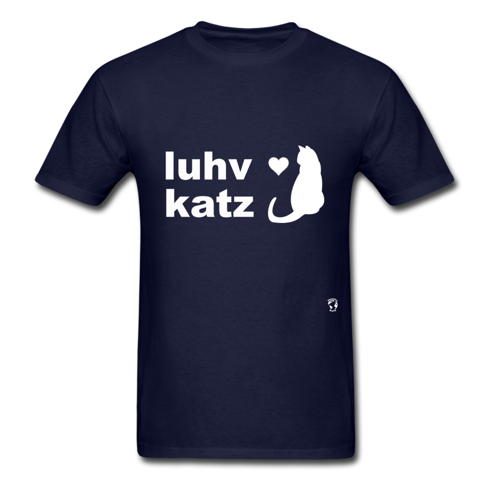 Love Cats T-Shirt - navy