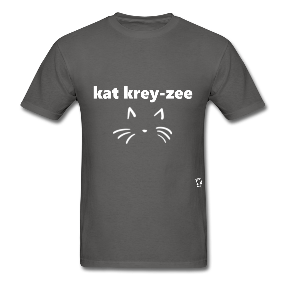 Cat Crazy T-Shirt - charcoal