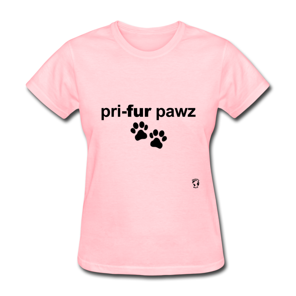Prefer Paws T-Shirt - pink