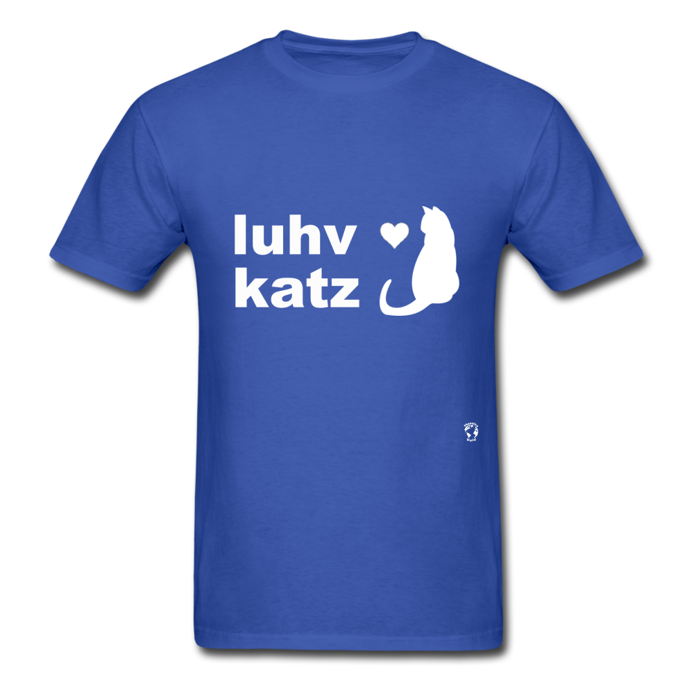 Love Cats T-Shirt - royal blue