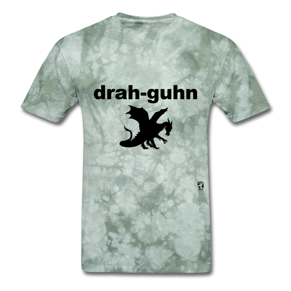Dragon T-Shirt - military green tie dye