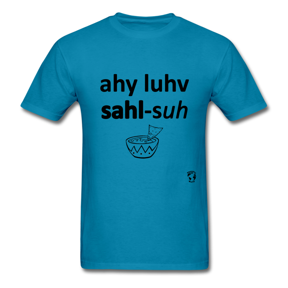 I Love Salsa T-Shirt - turquoise