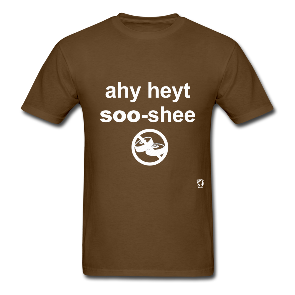 I Hate Sushi T-Shirt - brown