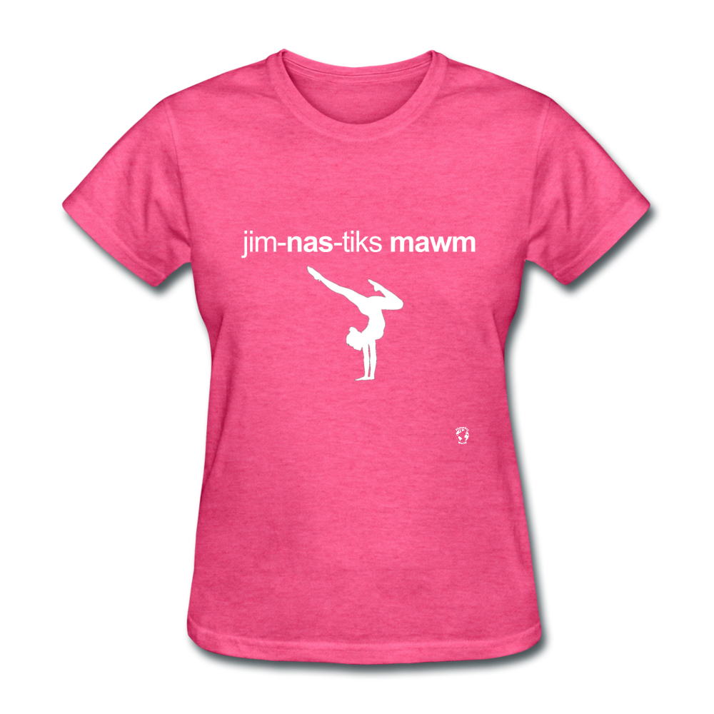 Gymnastic's Mom T-Shirt - heather pink