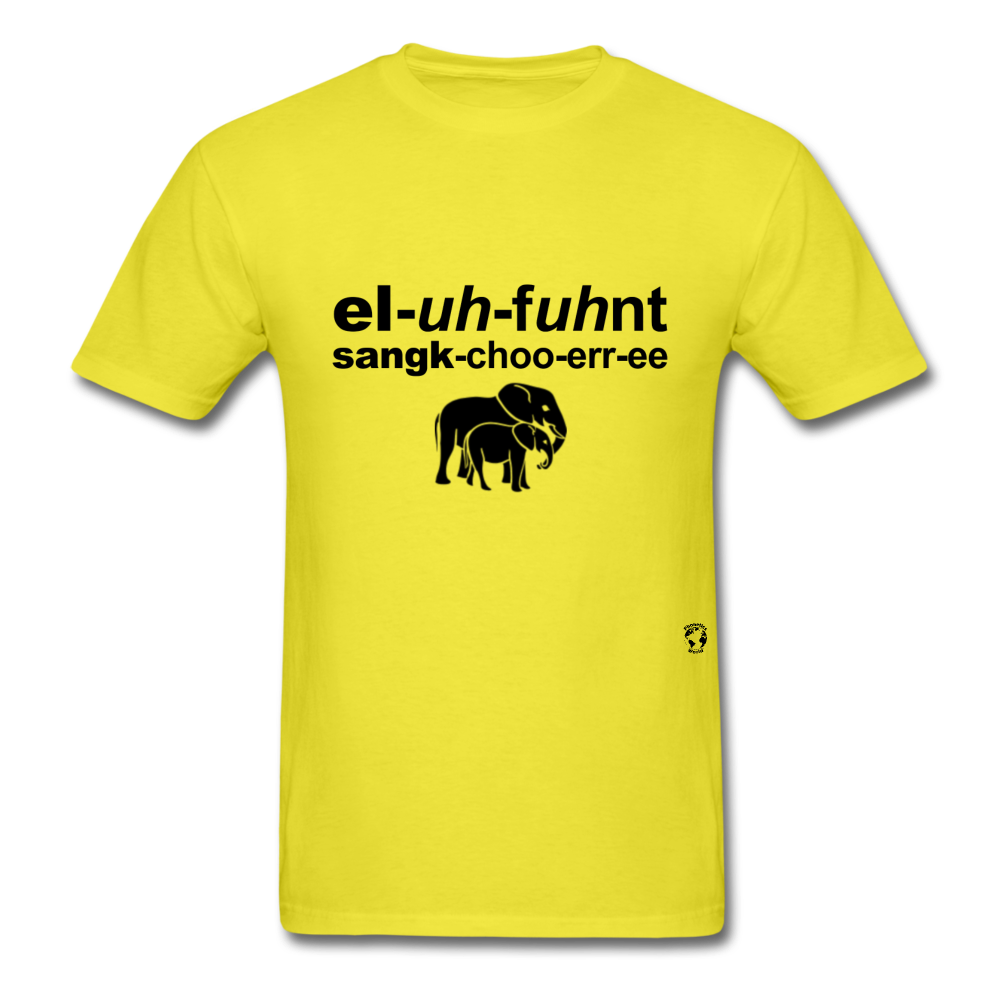 Elephant Sanctuary T-Shirt - yellow