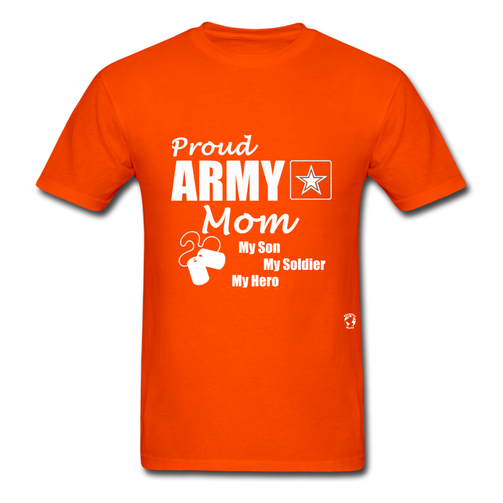 Proud Army Mom T-Shirt - orange