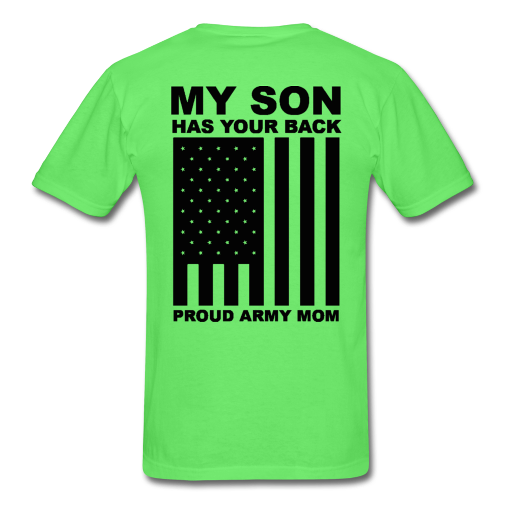 Proud Army Mom T-Shirt - kiwi