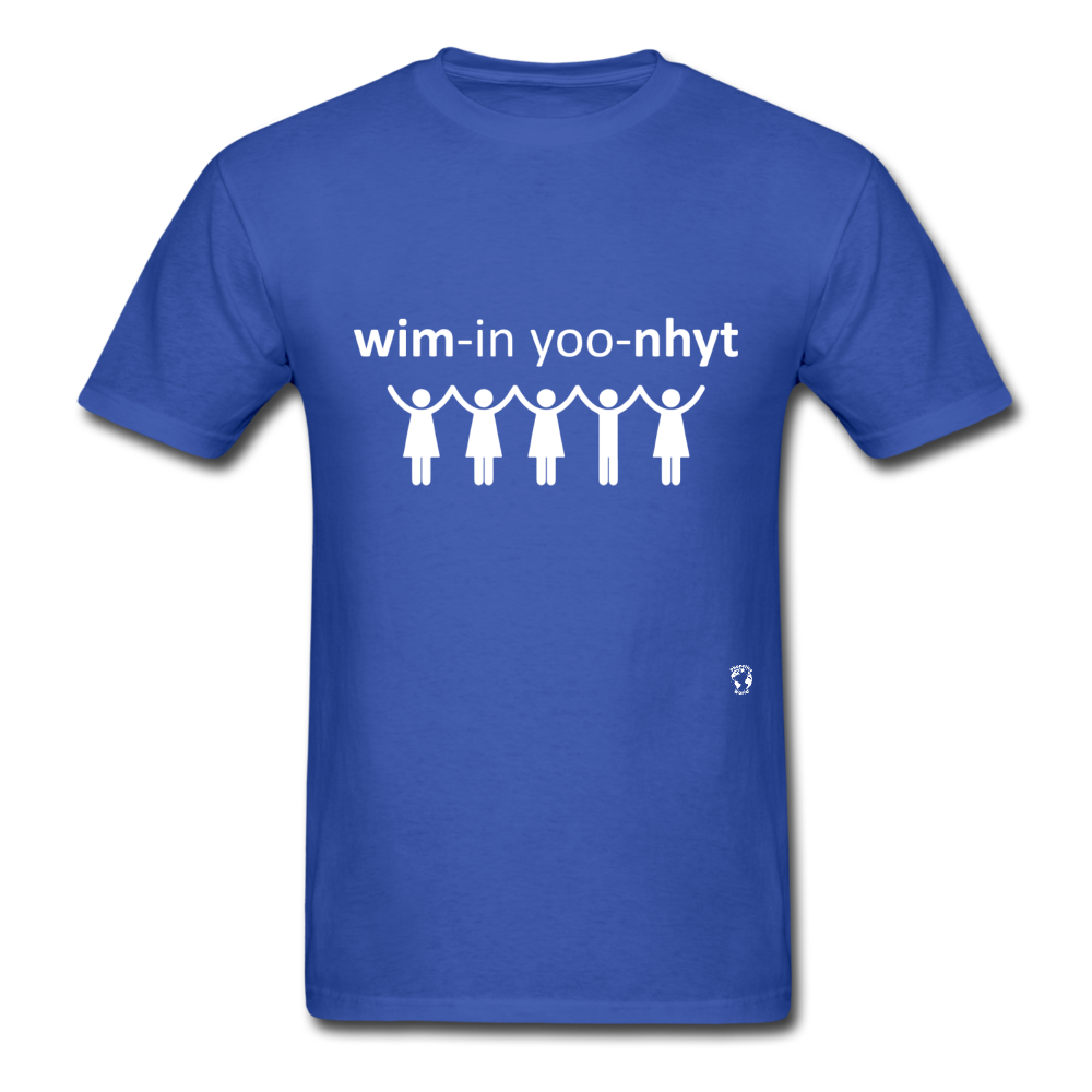 Women Unite T-Shirt - royal blue