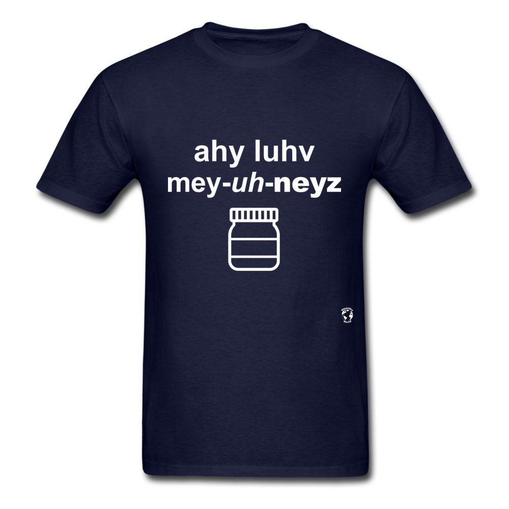 I Love Mayonnaise T-Shirt - navy