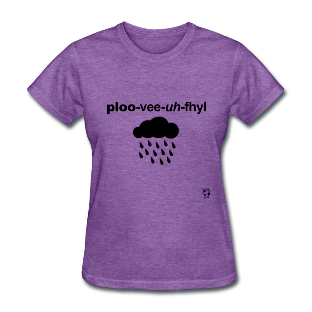 Pluviophile T-Shirt - purple heather