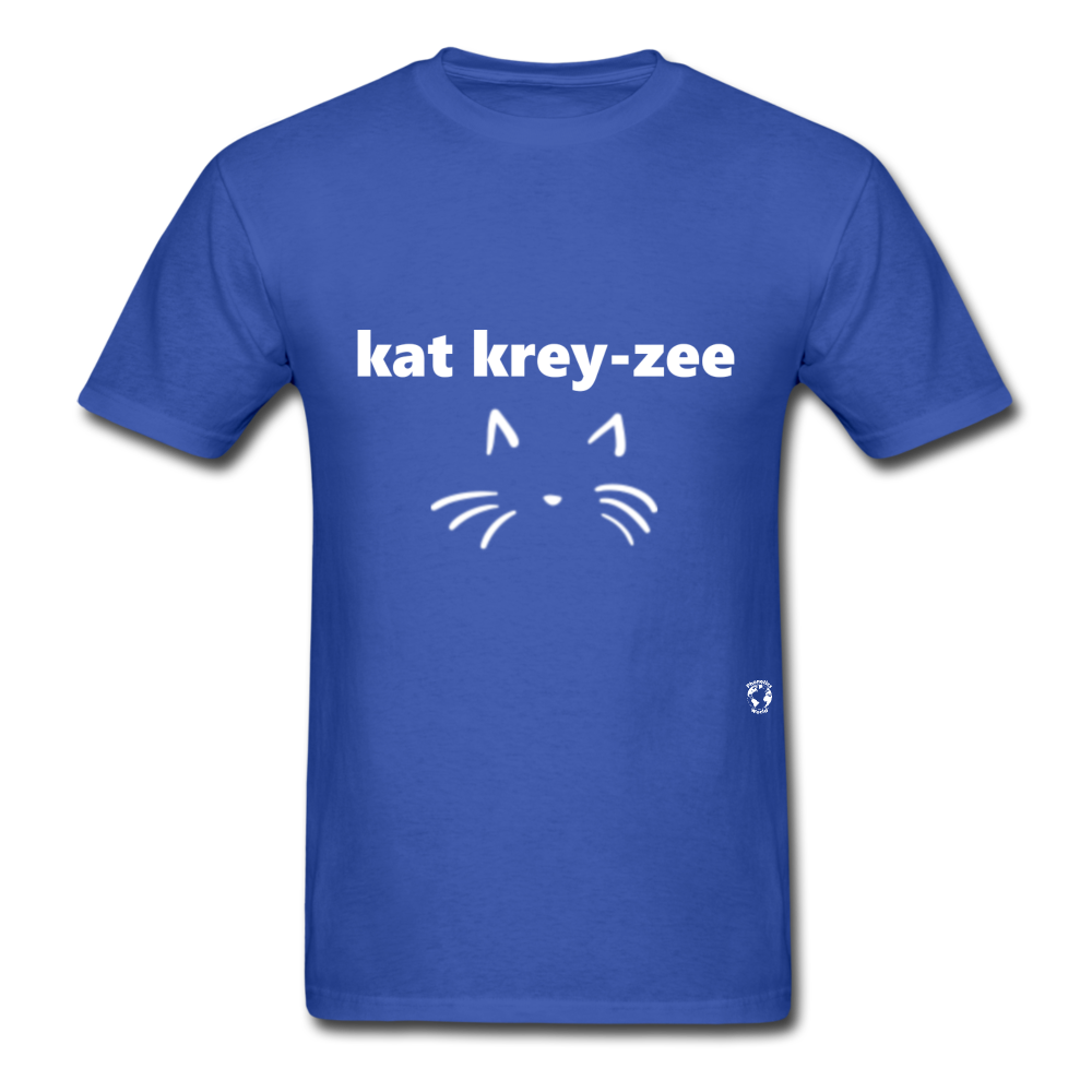 Cat Crazy T-Shirt - royal blue