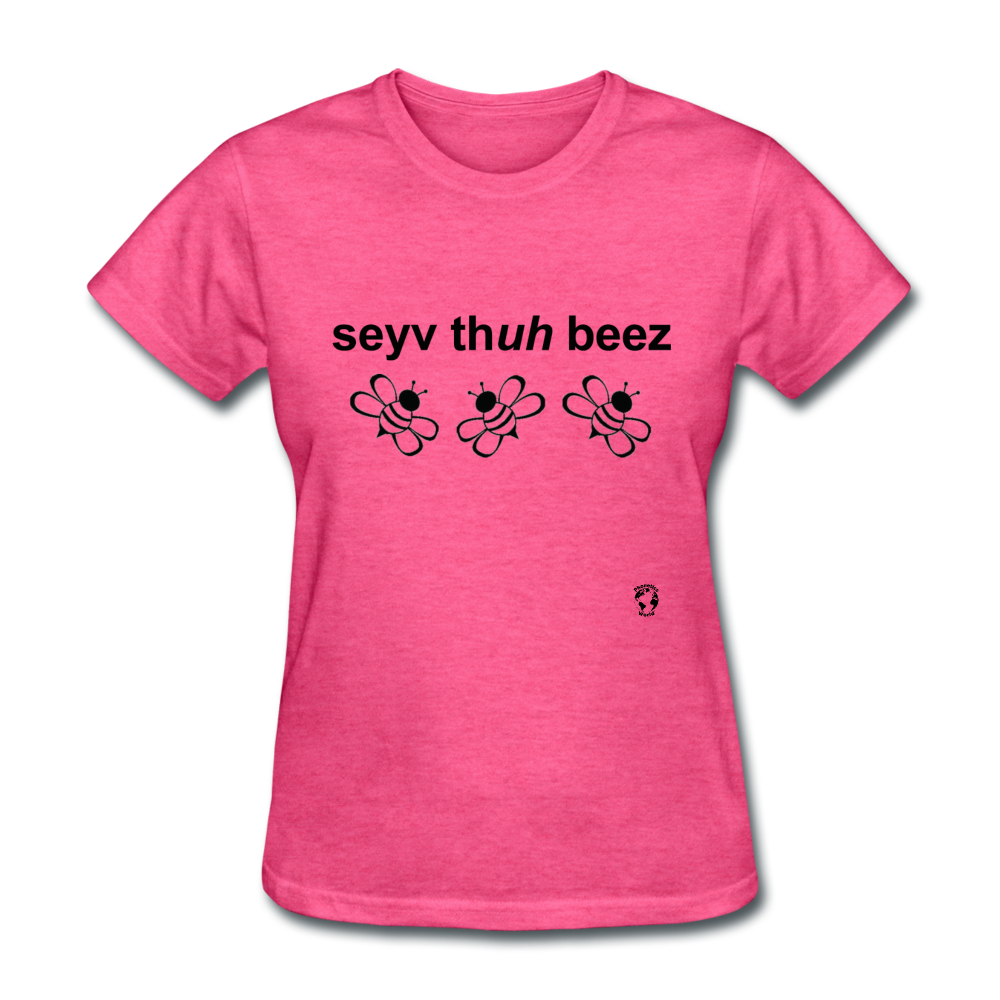 Save the Bees T-Shirt - heather pink
